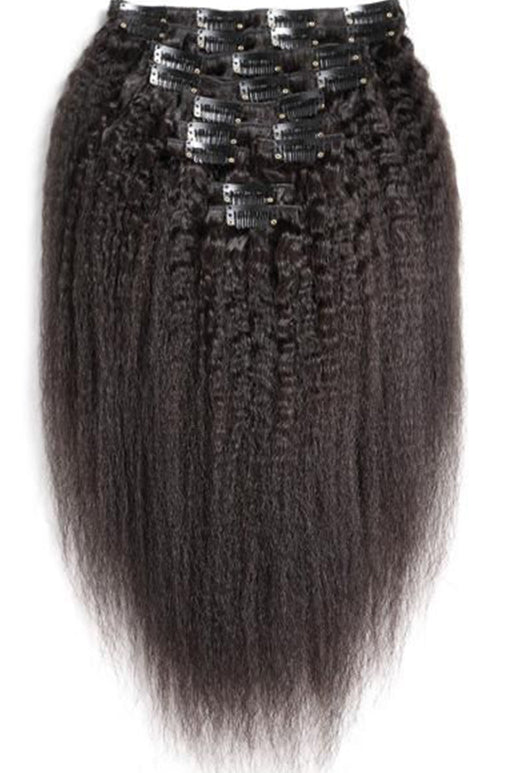 kinky straight clip ins